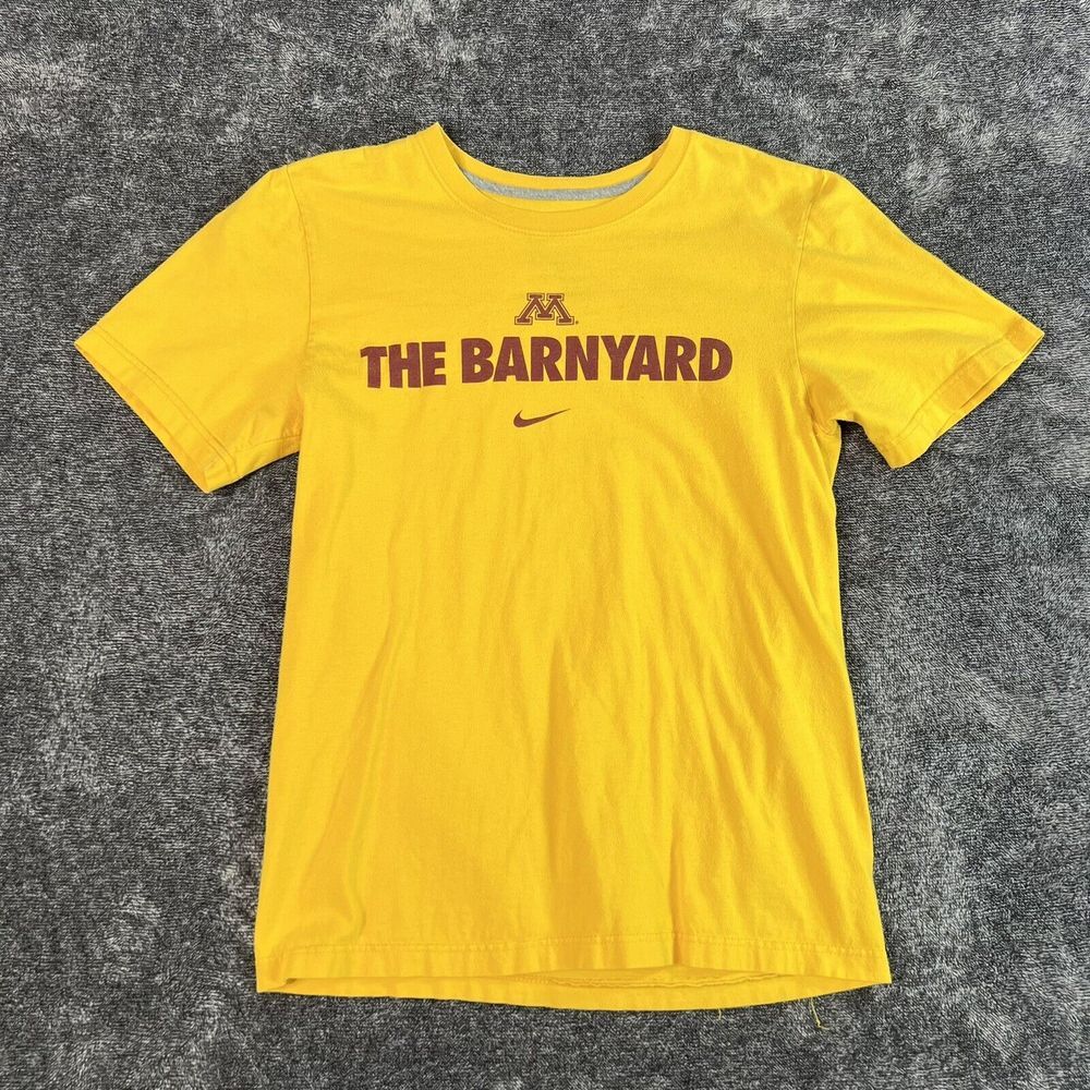 Minnesota Golden Gophers Basketball The Barnyard Nike T-Shirt Size Men Small Vtg